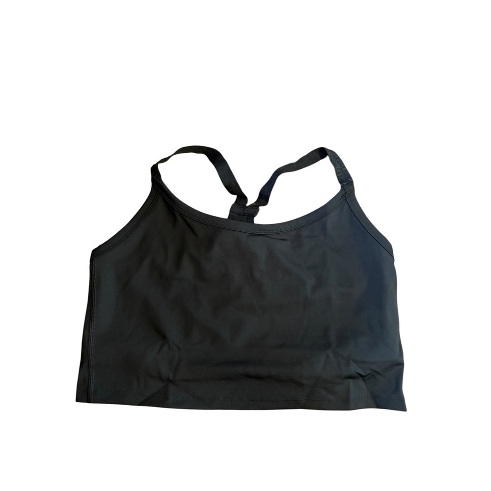 Phoenix Malibu Multi-Strap Bra Black Strappy Back Yoga Gym Swim Top XL A-C